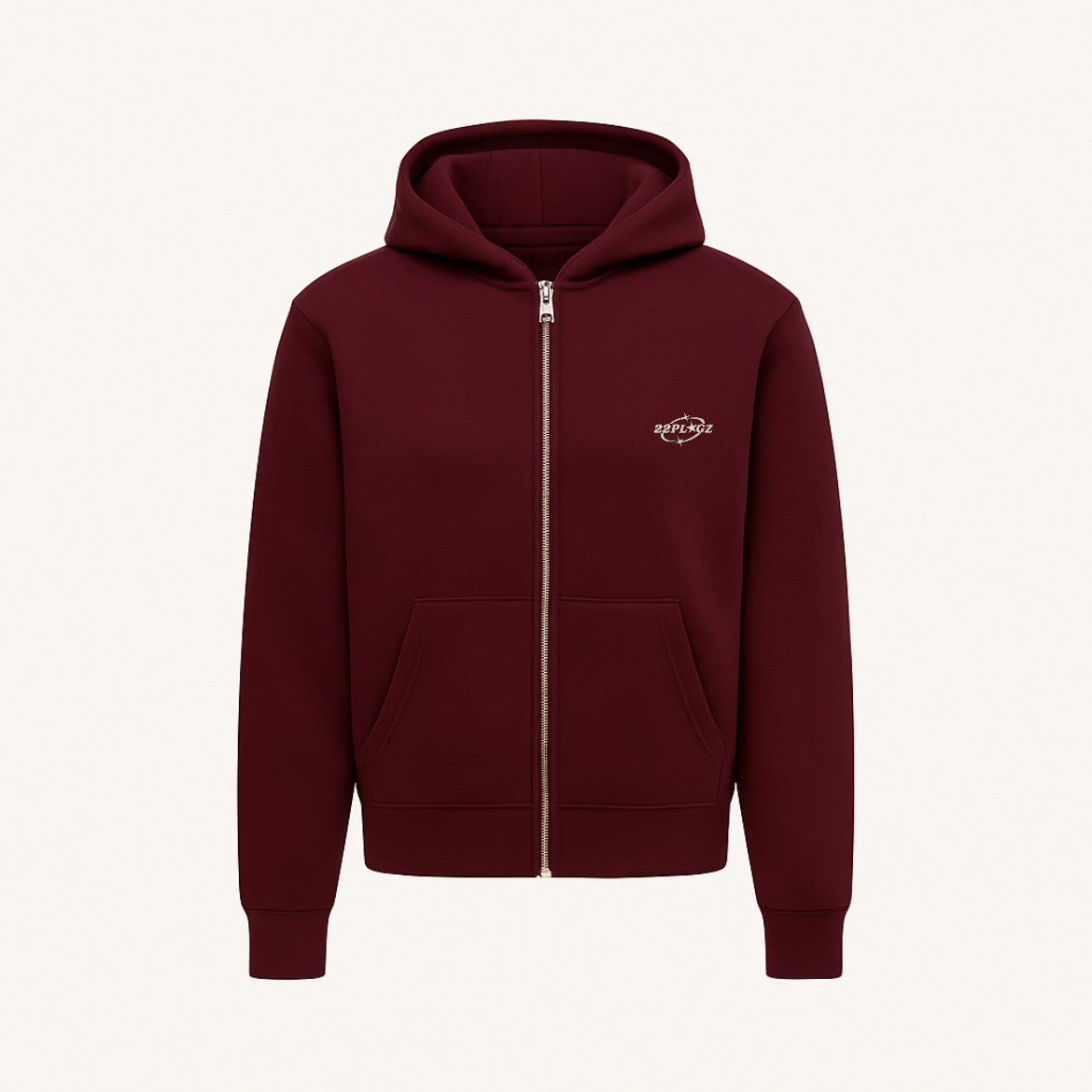 REDWINE ZIPPER HOODIE