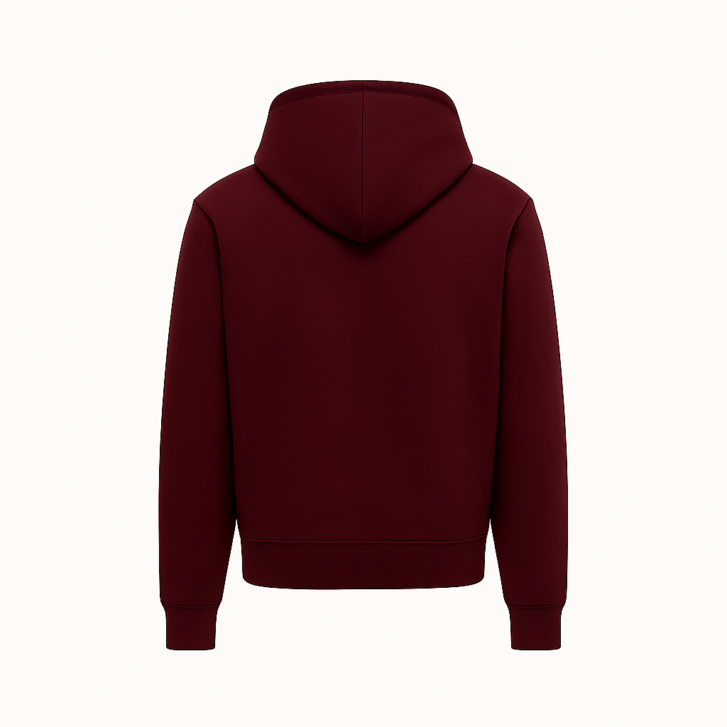 REDWINE ZIPPER HOODIE